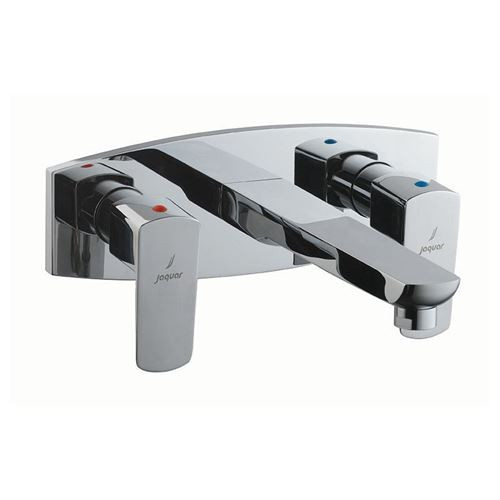 Two Concealed Stop Cocks with Basin Spout Quarter Turn Chrome Finish - KUP-CHR-35433PM
