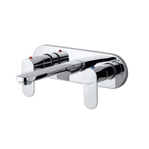 Two Concealed Stop Cocks with Basin Spout Quarter Turn Chrome Finish - OPP-CHR-15433PM