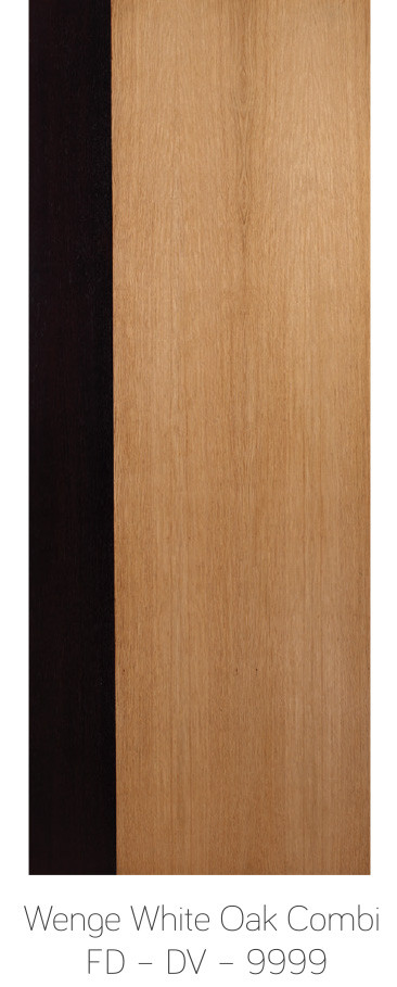 90 cm X 210 cm 2.5cm Thick Wenge White Oak Combi Flush Door FD – DV – 9999
