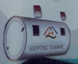 75cm Dia 250 cm x 85 cm Concrete Cylindrical Septic Tank 1250 Litre