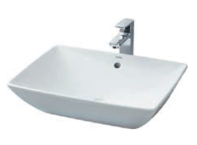 Console 575 X 447 X 186 mm Table Top Wash Basin White - LW716B#W