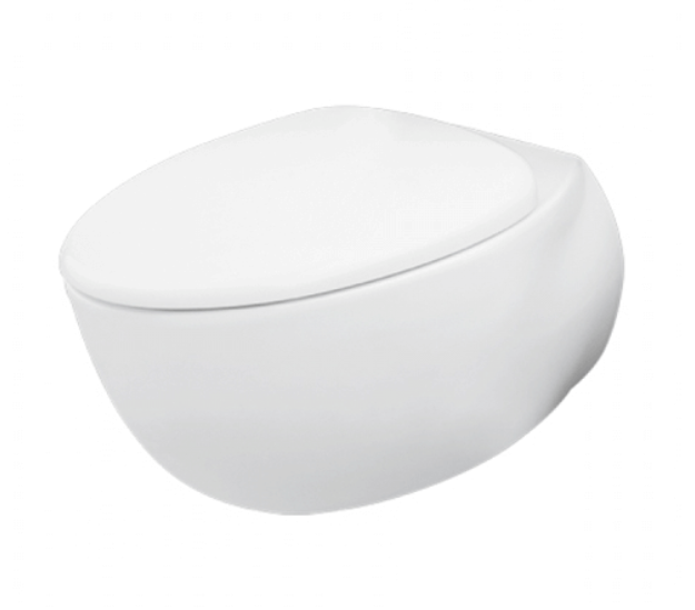 Lemuse 384 x 725 x 875 mm Wall Hung Water Closet White - CW812JWS#W