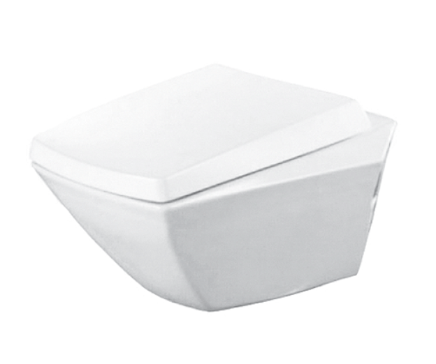 Jewelhex 452 x 560 x 320 mm Wall Hung Water Closet White - CW682E#XW