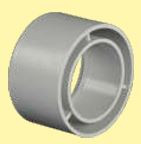 90 x 50 mm PVC Reducing Bush Class 6kg MP1A6RBC090L