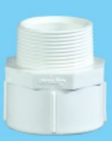 40 mm High Pressure ASTM Male Threaded Adapter - Plastic SCH40 MP1G4MTA005E