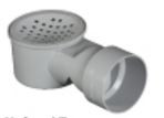 110 mm SWR Drainage Nahani Trap (85 mm) with Jali (One Piece) (S Socket) NP1SPTNTS10L
