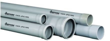 75 mm SWR Drainage Pipe - Double Socket - Fix 'O' Ring (Type B) (3 Meter)