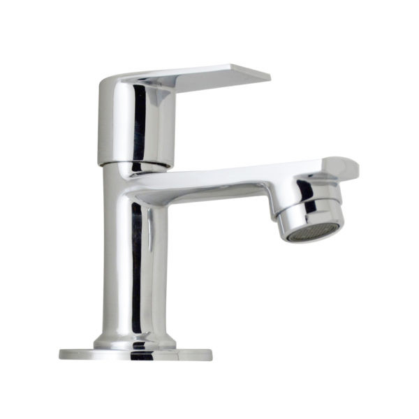 15 mm Wash Basin Pillar Tap with Aerator Polished Chrome 37807 WS