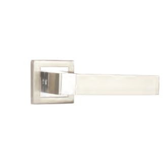 10 Inch Plate Lugano Lever Handle with Escutcheon AB Finish YLL-204BP-AB