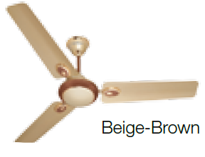 Fusion 1400 mm Sweep Ceiling Fan Beige Brown