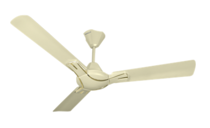 Nicola 900 mm Sweep Ceiling Fan Pearl Ivory Gold