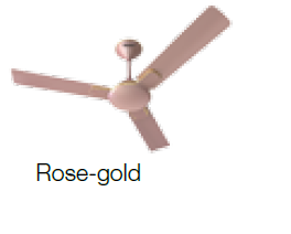 Enticer 900 mm Sweep Ceiling Fan Rose Gold