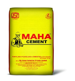 Maha PPC Grade Cement (HDPE Bag)
