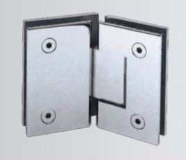 135° Glass to Glass Hinge - Stainless Steel (Polished)