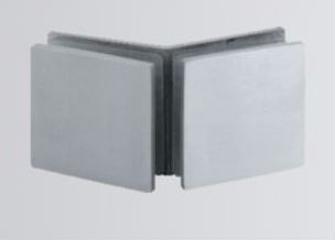 Glass to Glass Bracket 135° - Stainless Steel