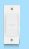 10 A / 16 A Kit Kat Fuse Flush White 14609