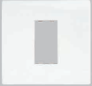 1 Module Cover Plate White 288201