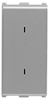 20 A 1 Module Two Way Switch Silver 66105S