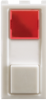 1 Module Bell Call Indicator White 66705