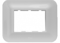 4 Module Curve Cover Plate White 66804WH