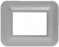 12 Module Curve Cover Plate Silver 66812SL
