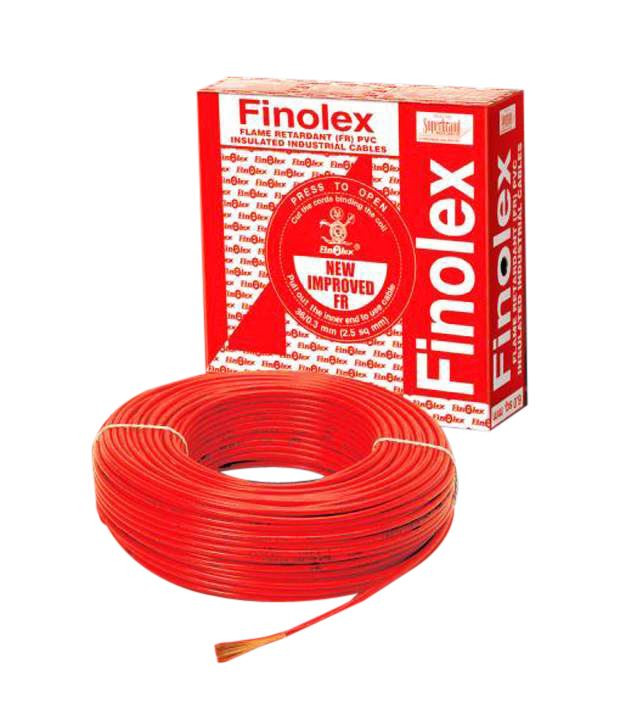 6 Sq mm FR Wire 90 Mtr Red