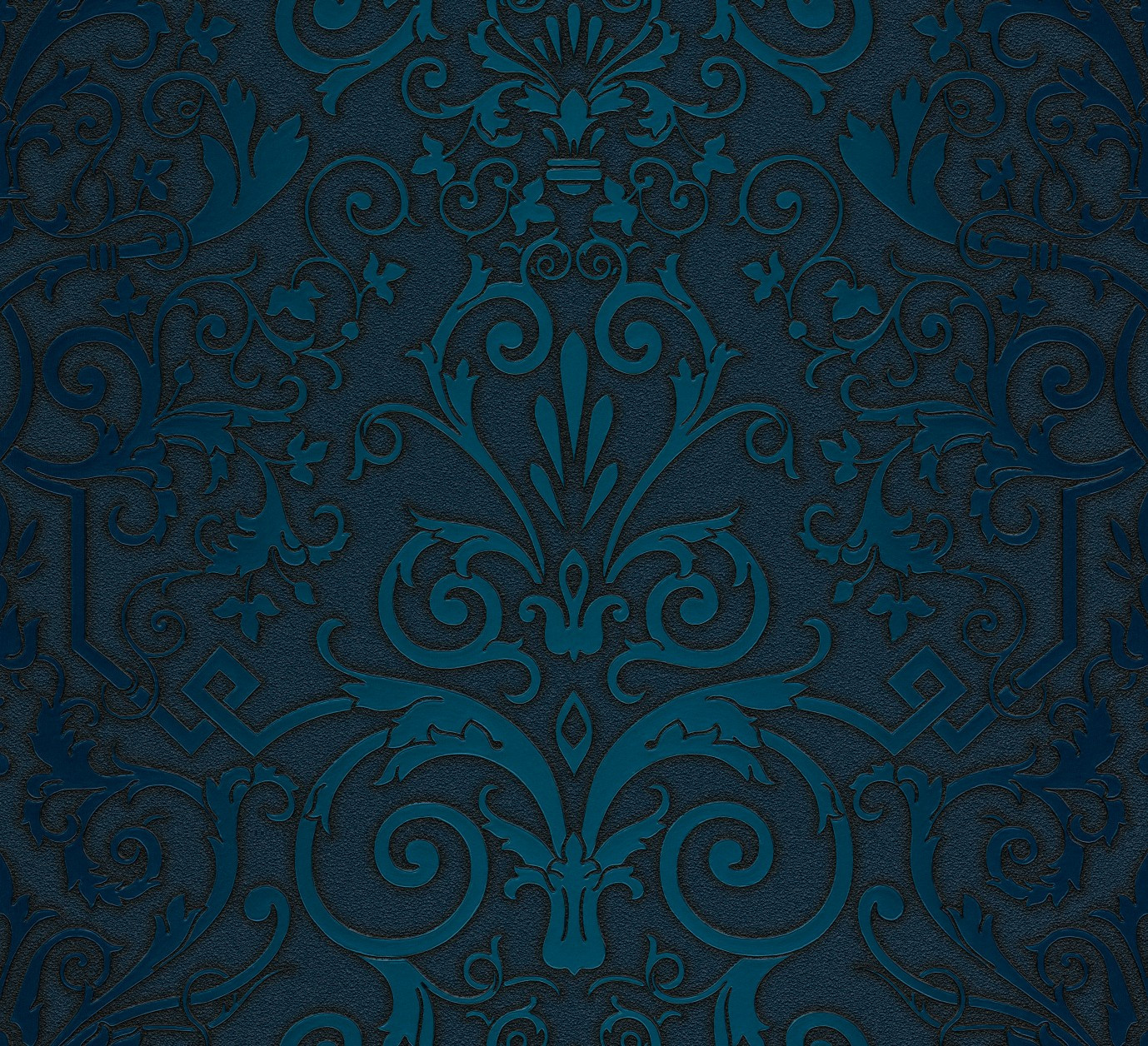 Versace Classic Damask Wall Paper Blue 935454
