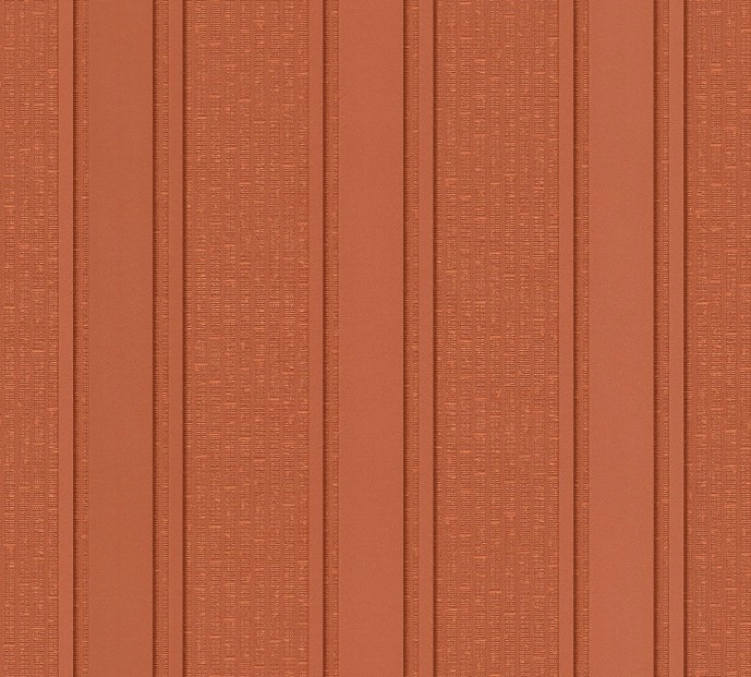 Versace II Stripes Chequered Wall Paper Orange Brown Metallic 962372