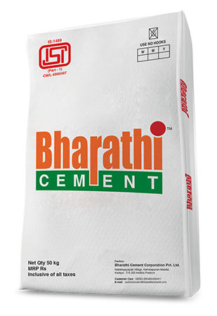 Bharathi PPC Grade Cement (Polythene Bag)