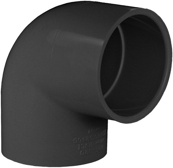 90 mm PVC SWR Pushfit Plain Elbow 2255004