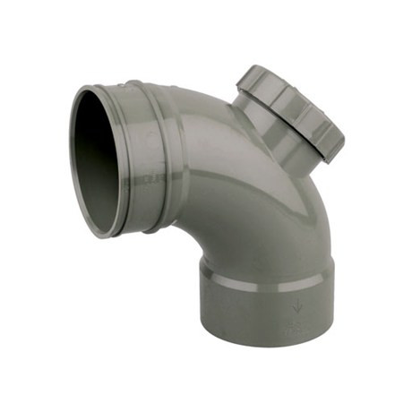 75 mm PVC SWR Pushfit Door Elbow 2255103