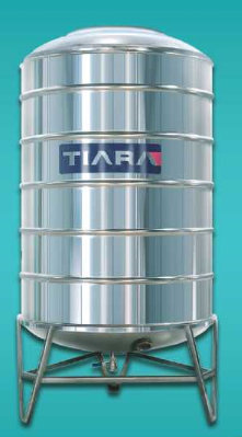 One Layer Cylindrical Stainless Steel Water Tank 1000 Litre - SS 304