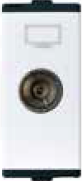 1 Module Television Socket Snow White CB92101TW00