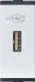 1 Module USB Connector Snow White CB92401TW00