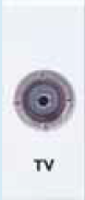 1 Module Television Socket White OT11W00