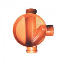 250 x 250 mm Underground Drainage Right Hand 90 Degree Junction with 600 mm Chamber Base RLUCHM0603BK