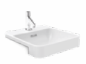 Forefront Semi Recessed Square Basin with Single Faucet Hole White K-98930X-1-0