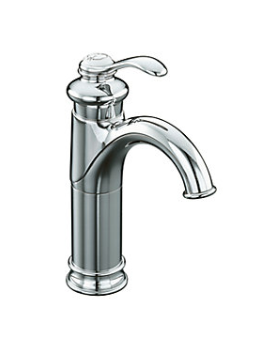 Fairfax Tall Basin Faucet without Lift Rod Polished Chrome K-12183IN-ND-CP