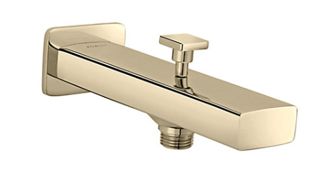Strayt Bath Spout with Diverter Polished Chrome K-37343IN-CP
