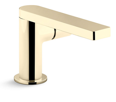 Composed Single Handle Bathroom Sink Faucet with Pure Handles French Gold K-73050T-7-AF