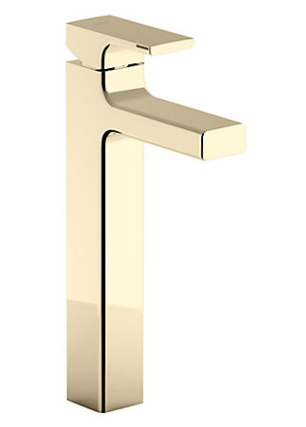 Strayt Single Control Tall Basin Faucet French Gold K-37329IN-4ND-AF