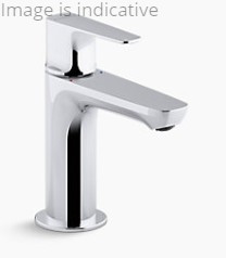 Aleo+ Single Control Pillar Basin Faucet French Gold K-72326IN-4-AF