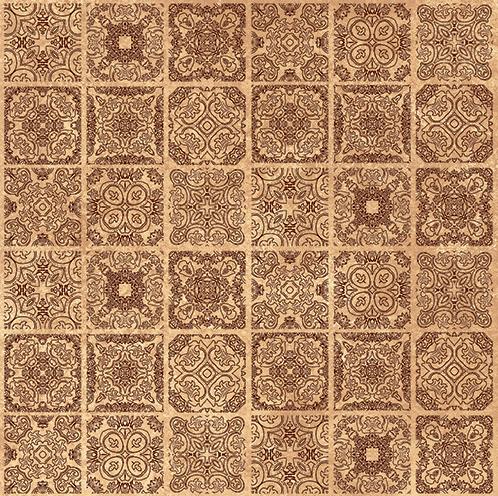 600 X 600 mm Carino Brown Vitrified Wall Tile - Metallic Finish