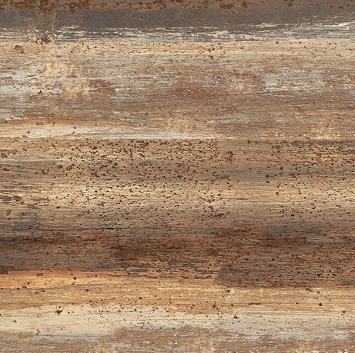 600 X 600 mm Julian Wood Brown Vitrified Wall Tile - Metallic Finish