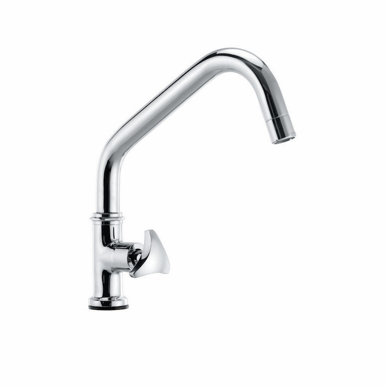 Diva Sink Cock with 7” Long Swivel Spout Chrome-F2010301