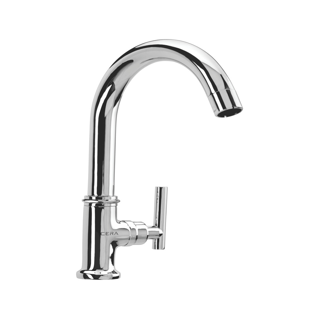 Dew Sink Cock with 8.5" Long Swivel Spout Chrome-F2003302