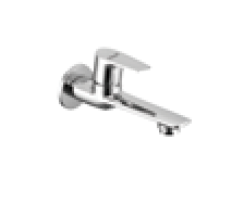Otra Bib Cock Short Body with Wall Flange Chrome-FOT011