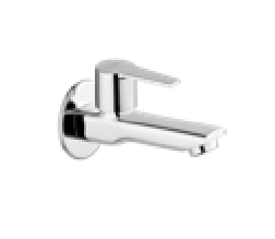 Montana Bib Cock Long Body with Wall Flange & Foam Flow Chrome-FMT012