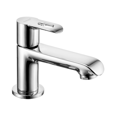 Ashely Pillar Cock Long Neck with Foam Flow Chrome-FAL002