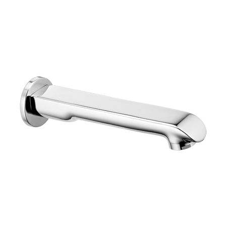 Ashely Bath Spout with Wall Flange Chrome-FAL141